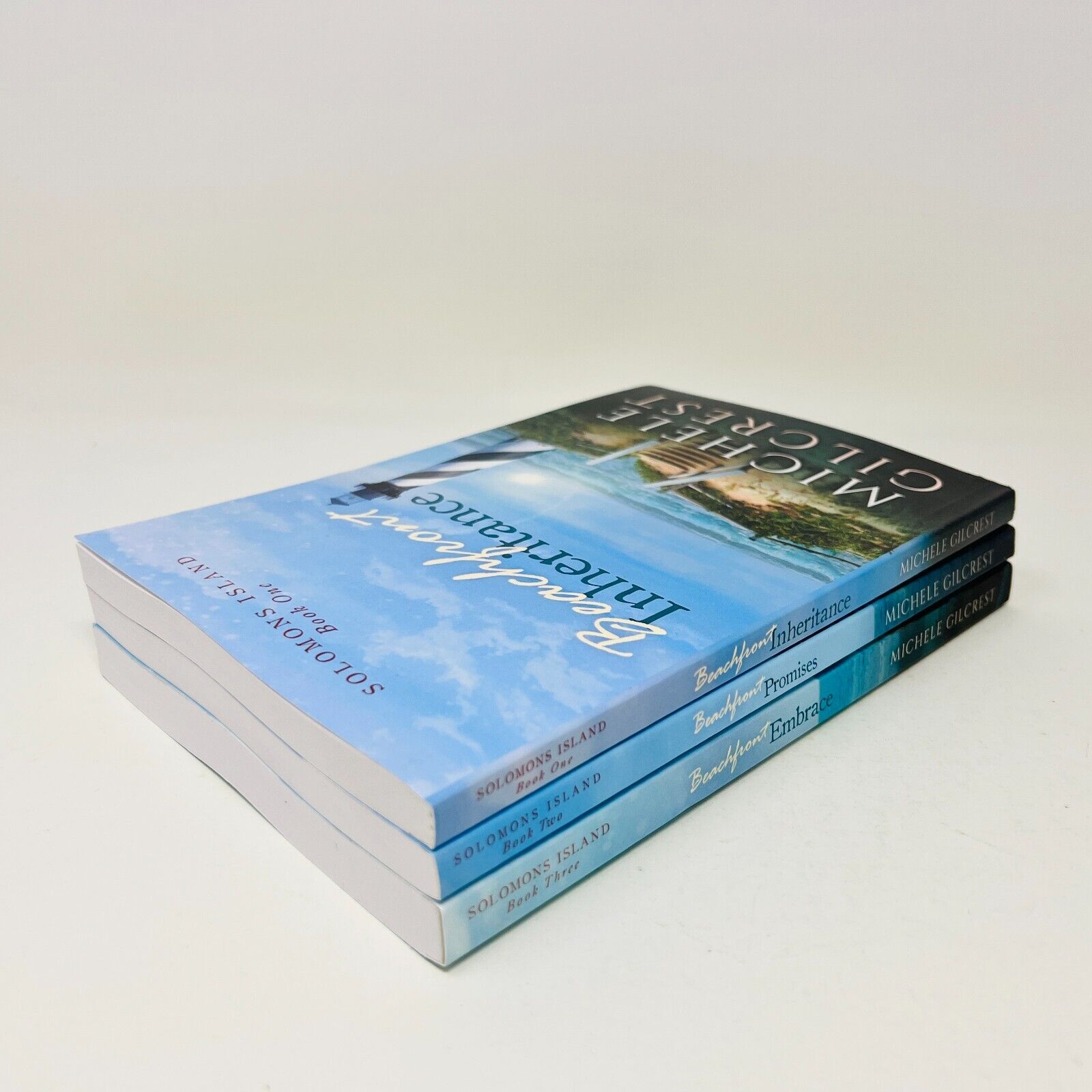 Solomons Island Paperback Books 1-3 Lot Michele Gilcrest Beachfront Inheritance