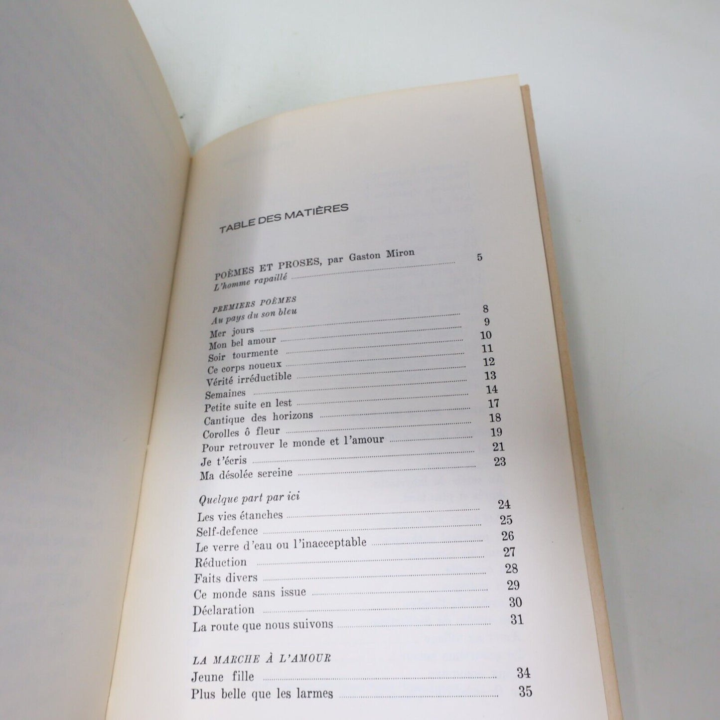 1978 L'Homme Rapaillé Gaston Miron Littérature Québécoise Poésie Français Livre