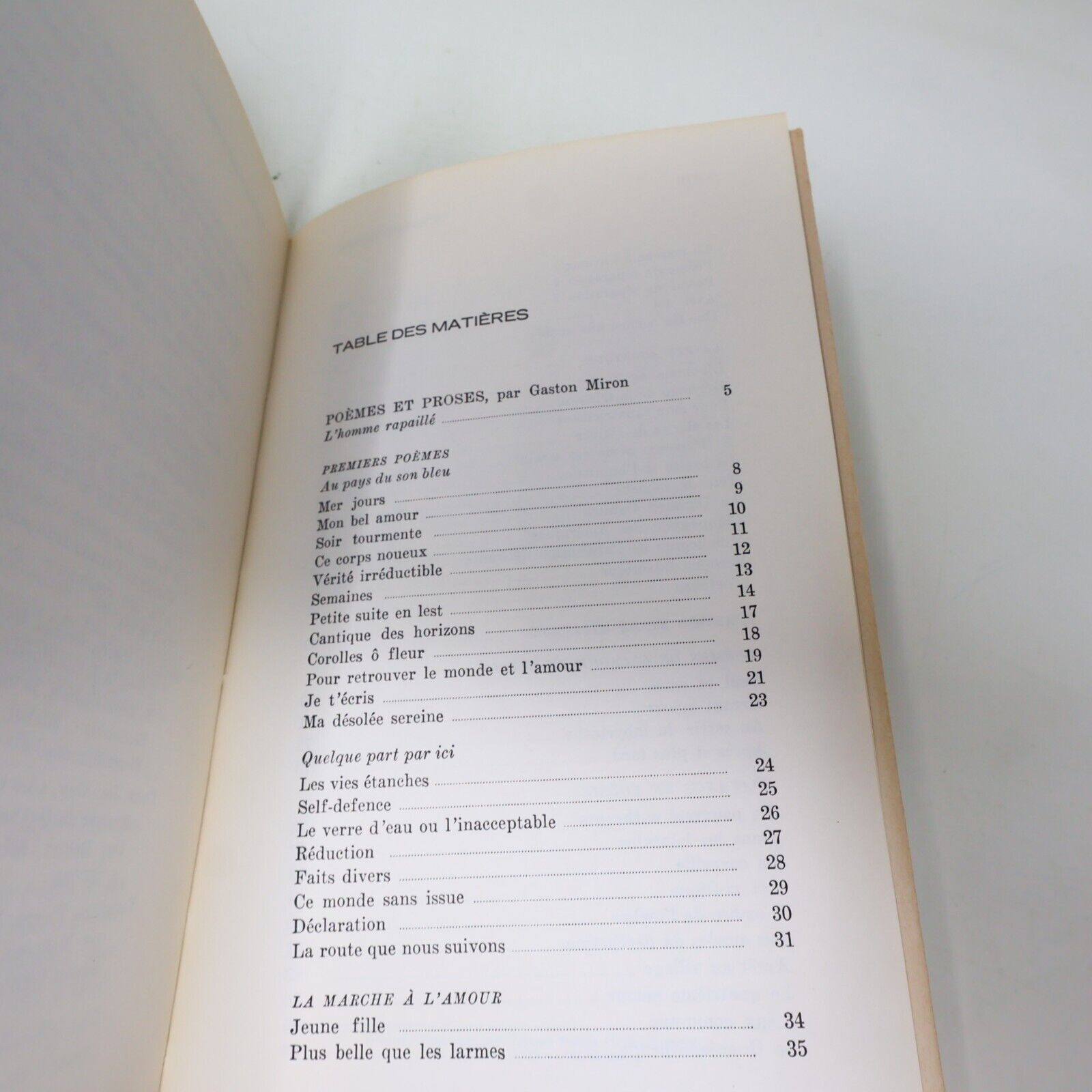 1978 L'Homme Rapaillé Gaston Miron Littérature Québécoise Poésie Français Livre