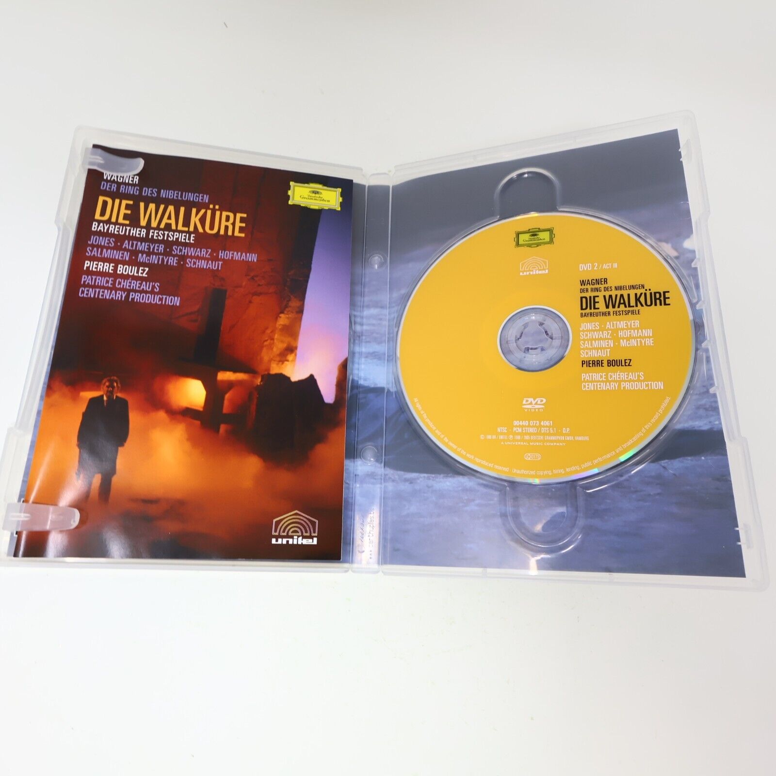 Richard Wagner Der Ring Des Nibelungen Opera DVD Box Set Pierre Boulez NTSC 4:3