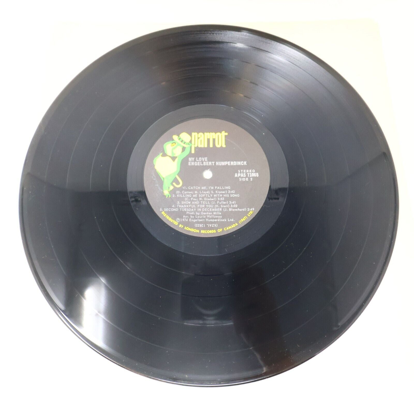 Engelbert Humperdinck My Love LP Record Vinyl 1974 Canada APAS 71065 Photograph