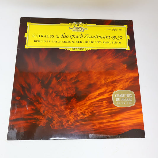 R. Strauss Karl Böhm Also Sprach Zarathustra Op. 30 Berliner LP Record 136 001