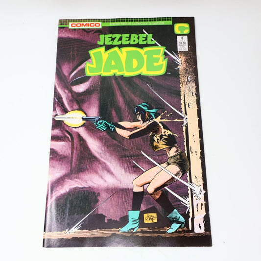 1988 Jezebel Jade #3 Adam Kubert Comico Part of Collector's Series 1980s