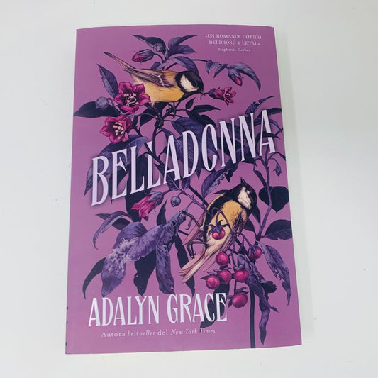 2023 Belladonna Umbriel Paperback Book by Adalyn Grace in Spanish Libro Español