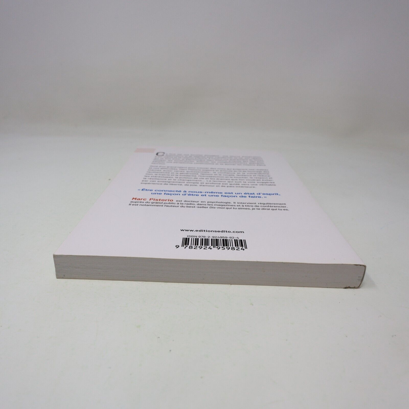2020 Connecté à Soi Connecté aux Autres de Marc Pistorio Edito Français Livre PB