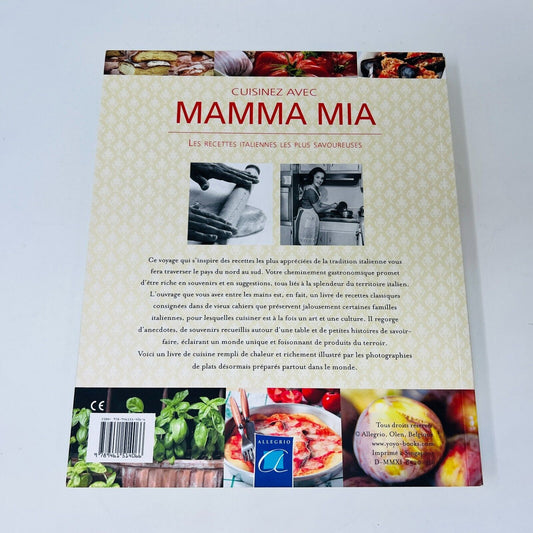 2011 Cuisinez avec Mamma Mia Livre de Recettes Italiennes Cuisine en Français