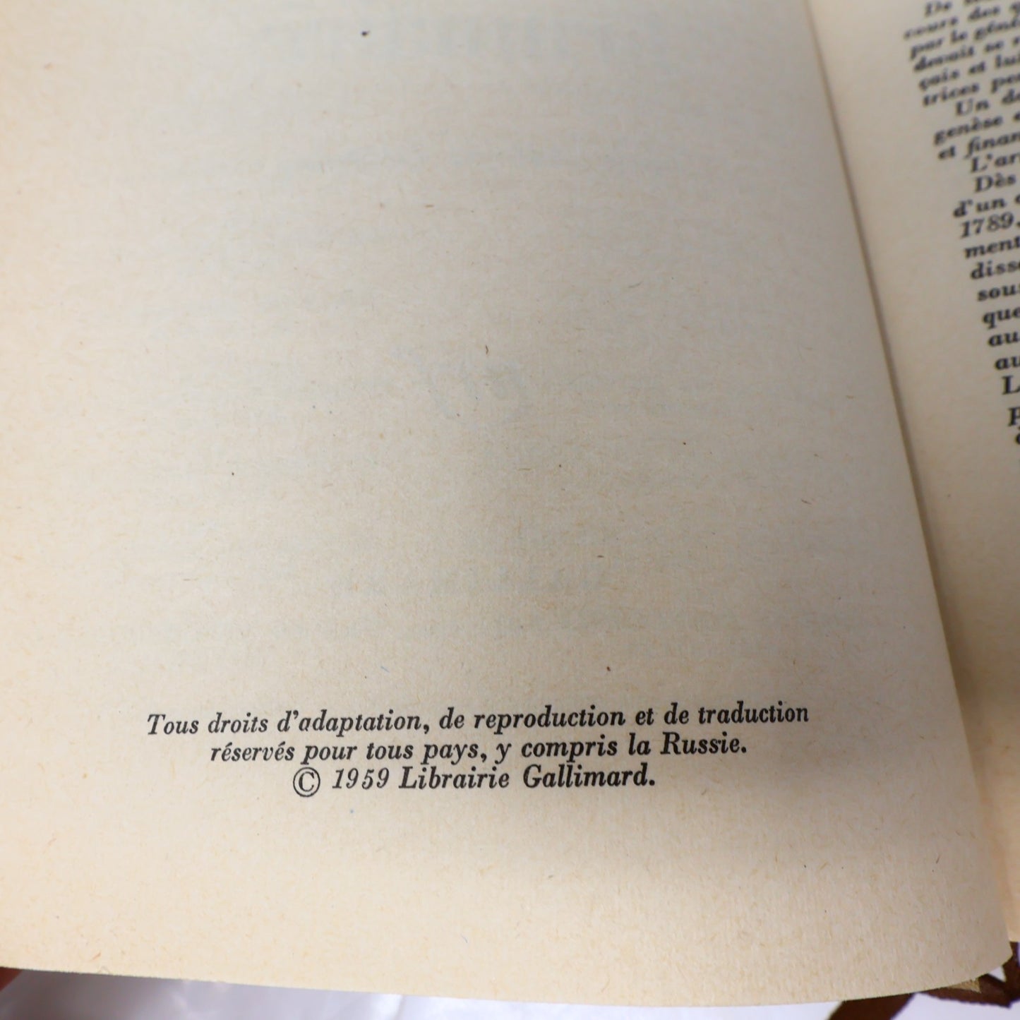Le Dix-Huit Brumaire Albert Ollivier Nrf Gallimard 1959 HC Napoléon Bonaparte