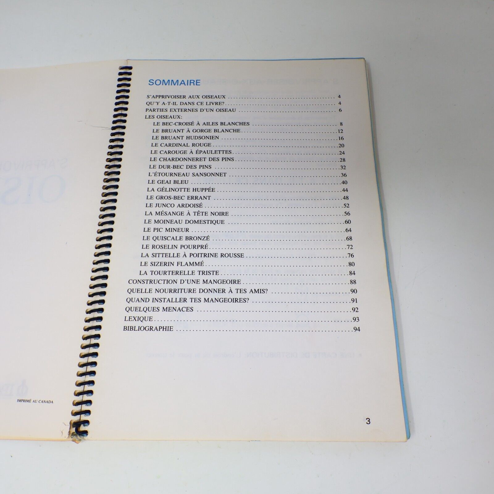 1989 S'Appivoiser aux Oiseaux Suzanne Brûlotte Susy le Brun La Collection Plume