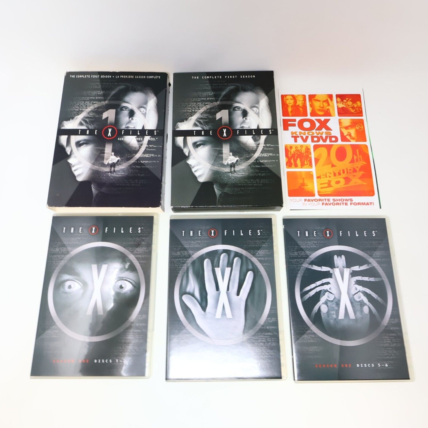 The X Files / Aux Frontières du Réel Season #1-2-3 DVD Lot NTSC David Duchovny
