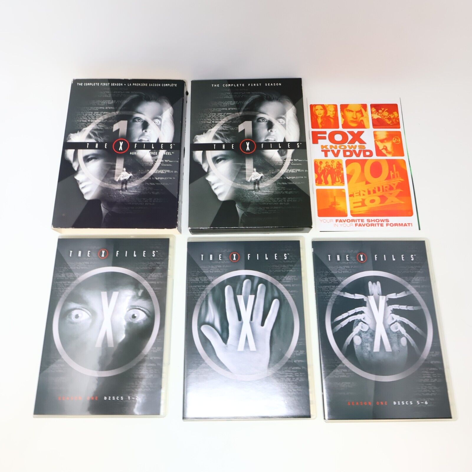 The X Files / Aux Frontières du Réel Season #1-2-3 DVD Lot NTSC David Duchovny