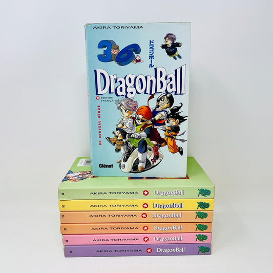 7x Dragon Ball Glénat #30-36 Lot Mangas Akira Toriyama Réunification 1998-99 PB