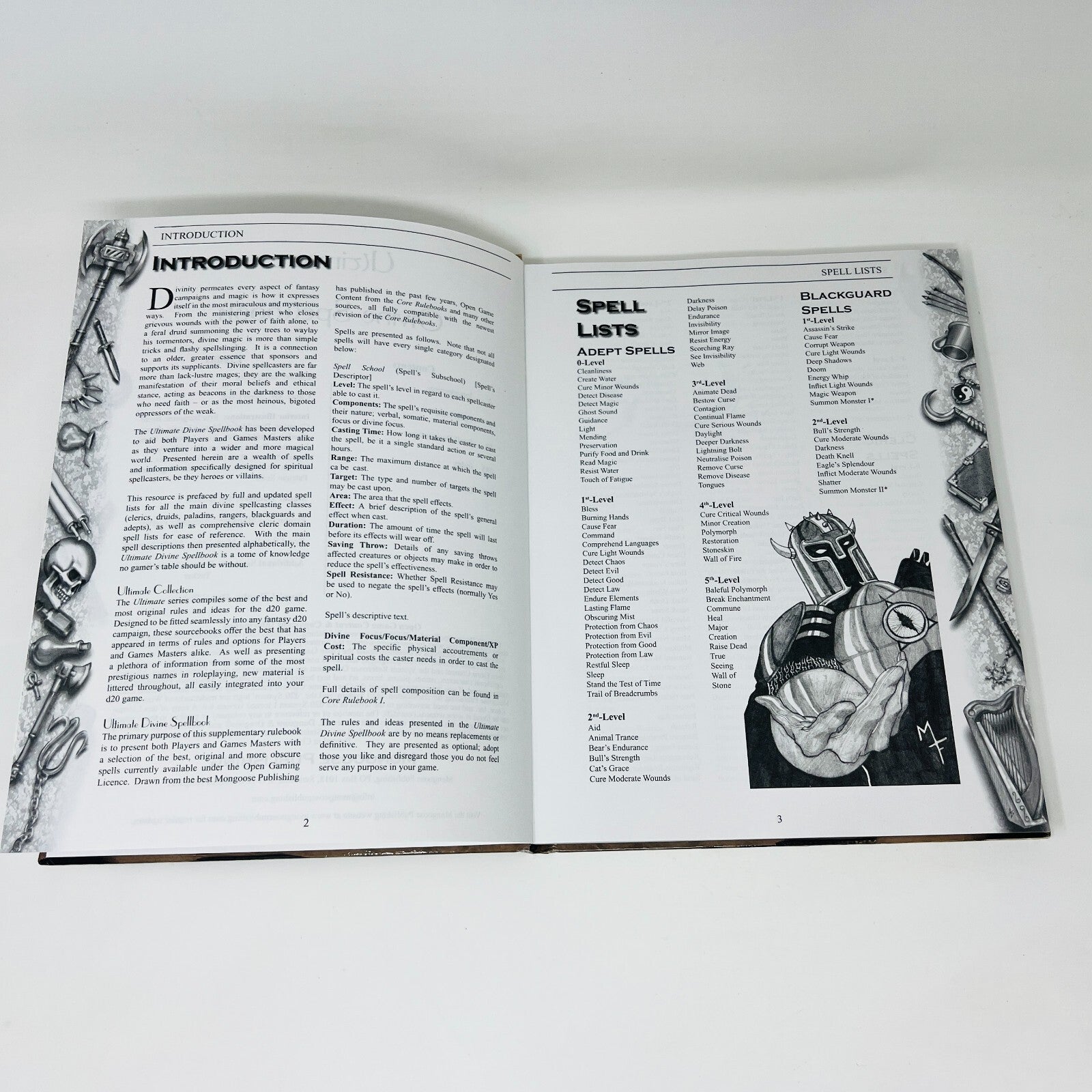 Ultimate Divine Spellbook Mongoose HC D20 v3.5 Supplementary Rulebook 8 MGP 9008