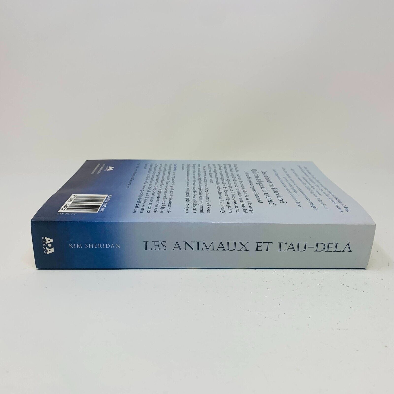 2007 Les Animaux et l'Au-Delà de Kim Sheridan Vie Mort Chat Chien Français Ada