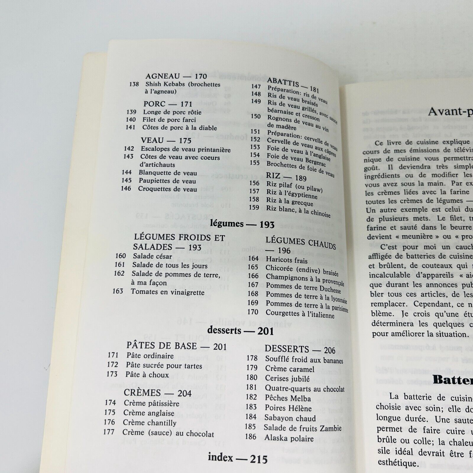 1974 La Cuisine de Pol Martin Livre de Recettes en Français Éditions de l'Homme