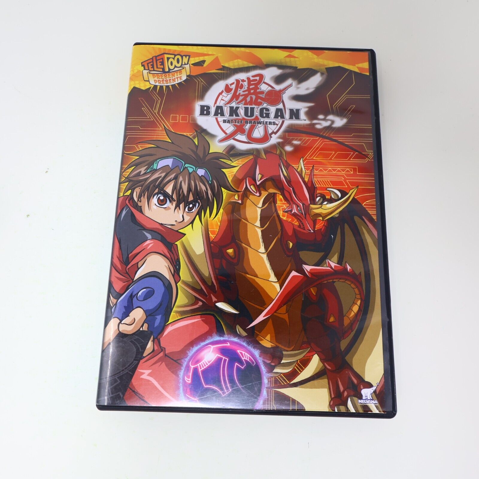 Bakugan Battle Brawlers #1-2-3-4 DVD Lot TeleToon English Français NTSC Tested