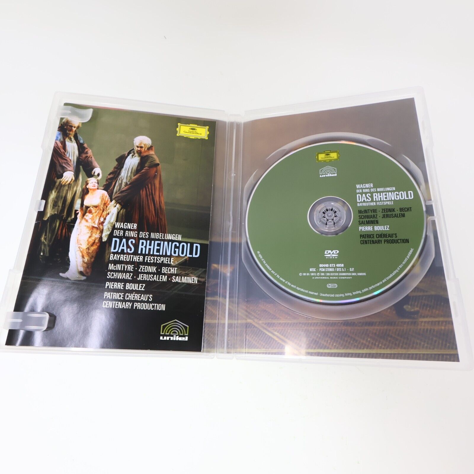 Richard Wagner Der Ring Des Nibelungen Opera DVD Box Set Pierre Boulez NTSC 4:3