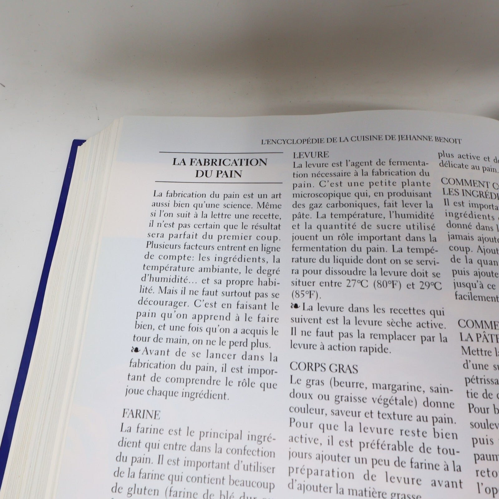 1991 L'Encyclopédie de la Cuisine de Jehane Benoit Recettes Québec Mirabel Livre