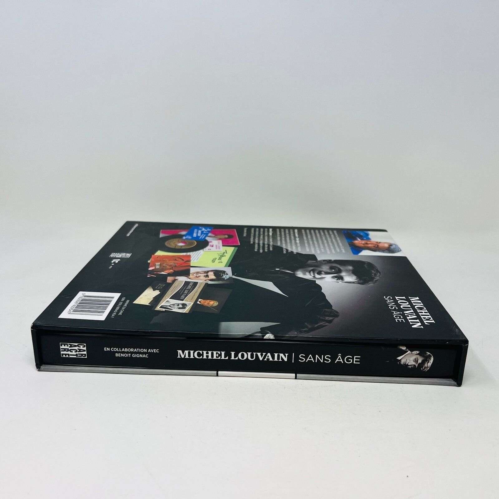 Livre Signé Michel Louvain Sans Âge de Benoit Gignac 2014 Caractère Chanteur