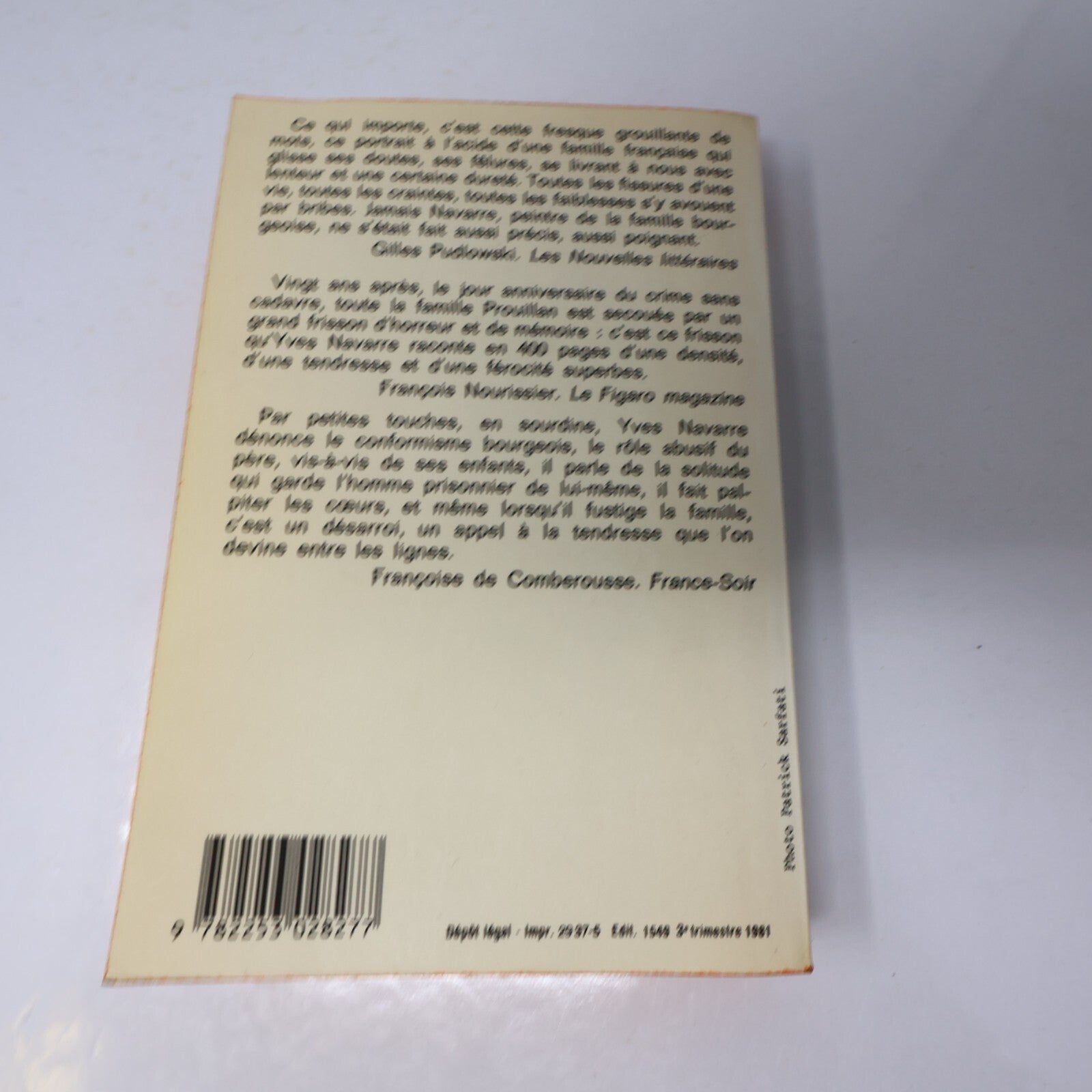 Yves Navarre Lot 2 Livres Poche Le Jardin d'Acclimatation/Loukoums Roman France