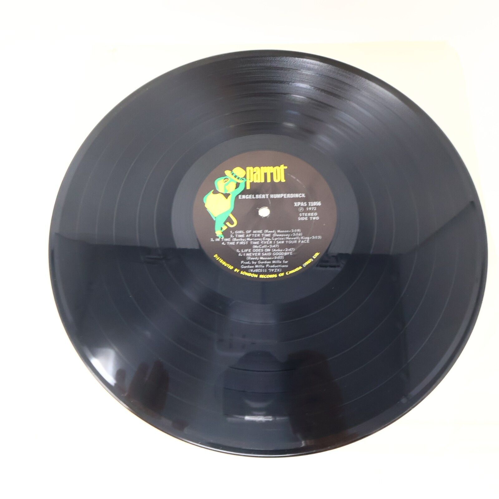 Engelbert Humperdinck In Time LP Record Vinyl 1972 Parrot XPAS 71056 Without You