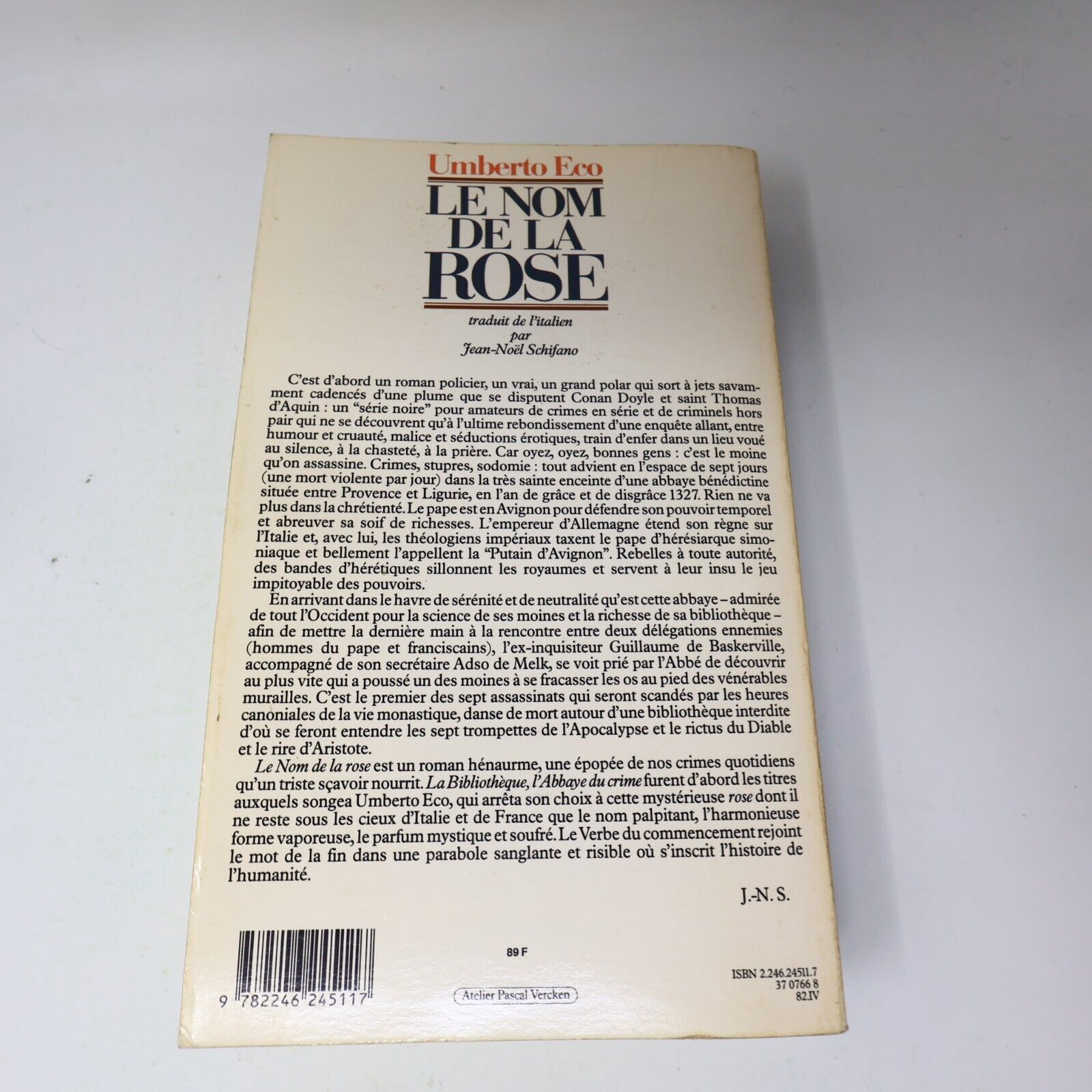 Umberto Eco Le Nom de la Rose Baudolino Pendule de Foucault Lot 4 Livres Roman