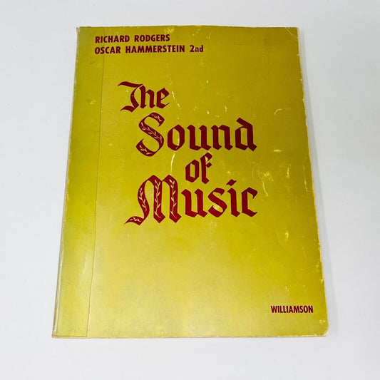 1960 The Sound of Music Vocal Score Richard Rodgers/Oscar Hammerstein 2nd PB