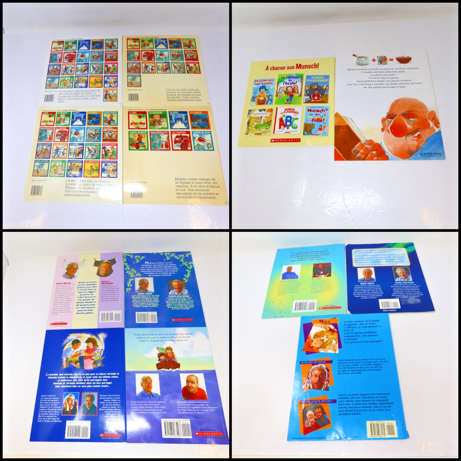 Robert Munsch/Michael Martchenko Lot 13 Livres Enfants Humour Canada PB Français