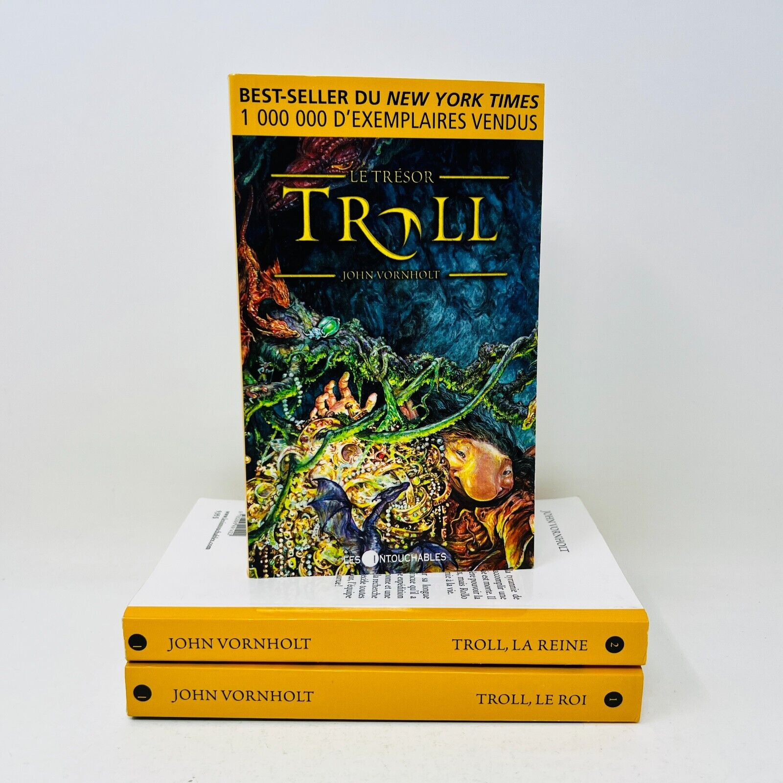 Troll 1-2-3 de John Vornholt Français Série Complète Roi/Reine/Trésor Lot Livres