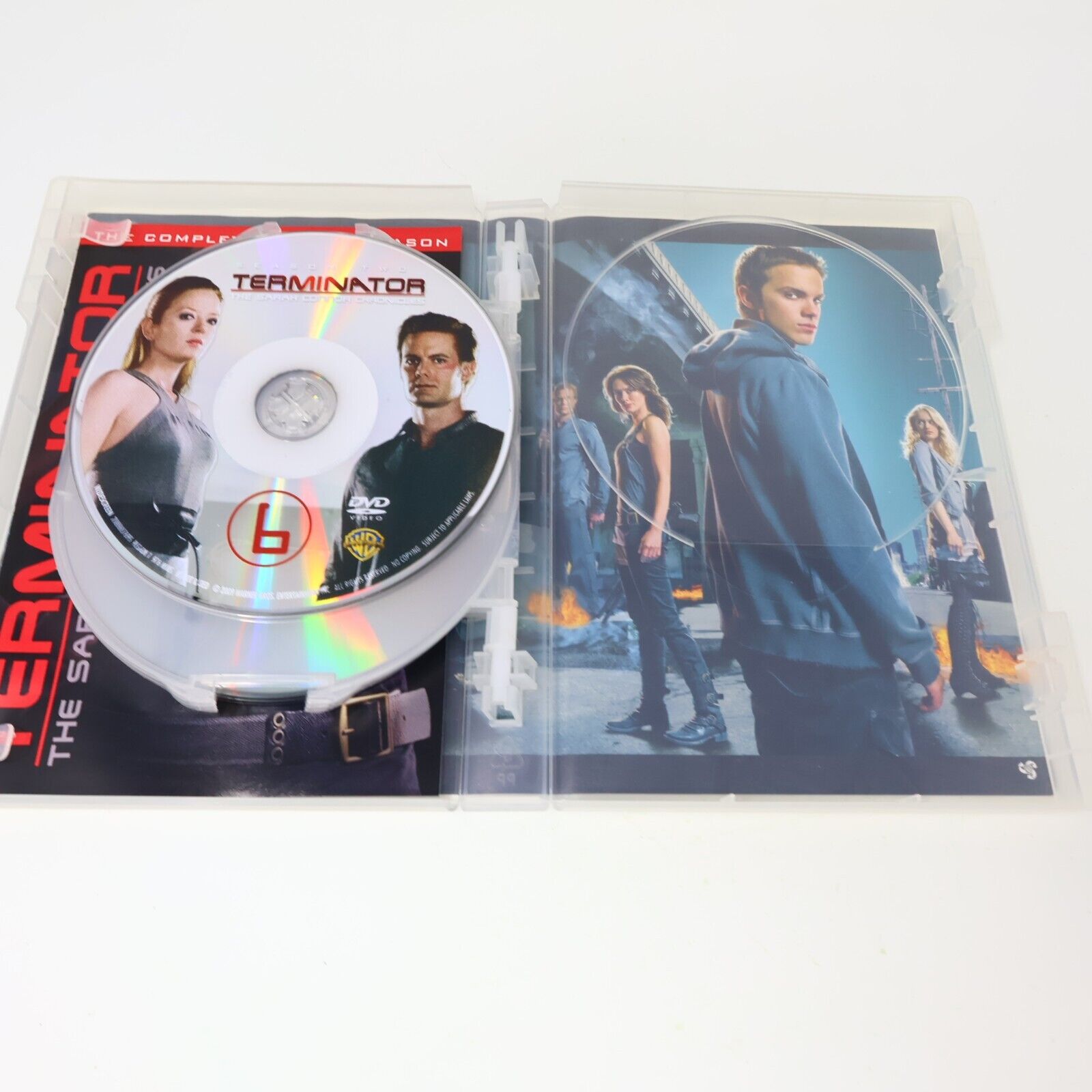 Terminator The Sarah Connor Chronicles Season 2 DVD Tested NTSC Lena Headey 16:9