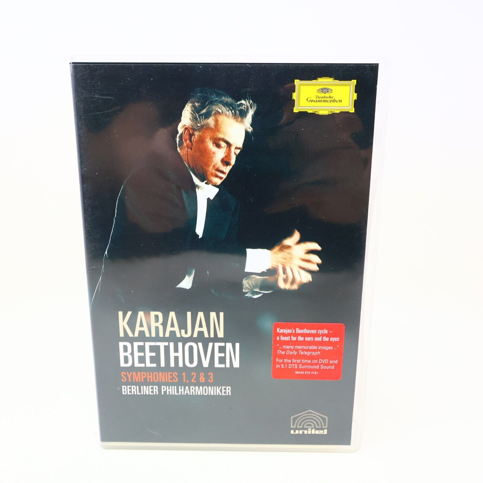 Herbert von Karajan Beethoven Symphonies #1-2-3 Berliner Philharmoniker DVD NTSC