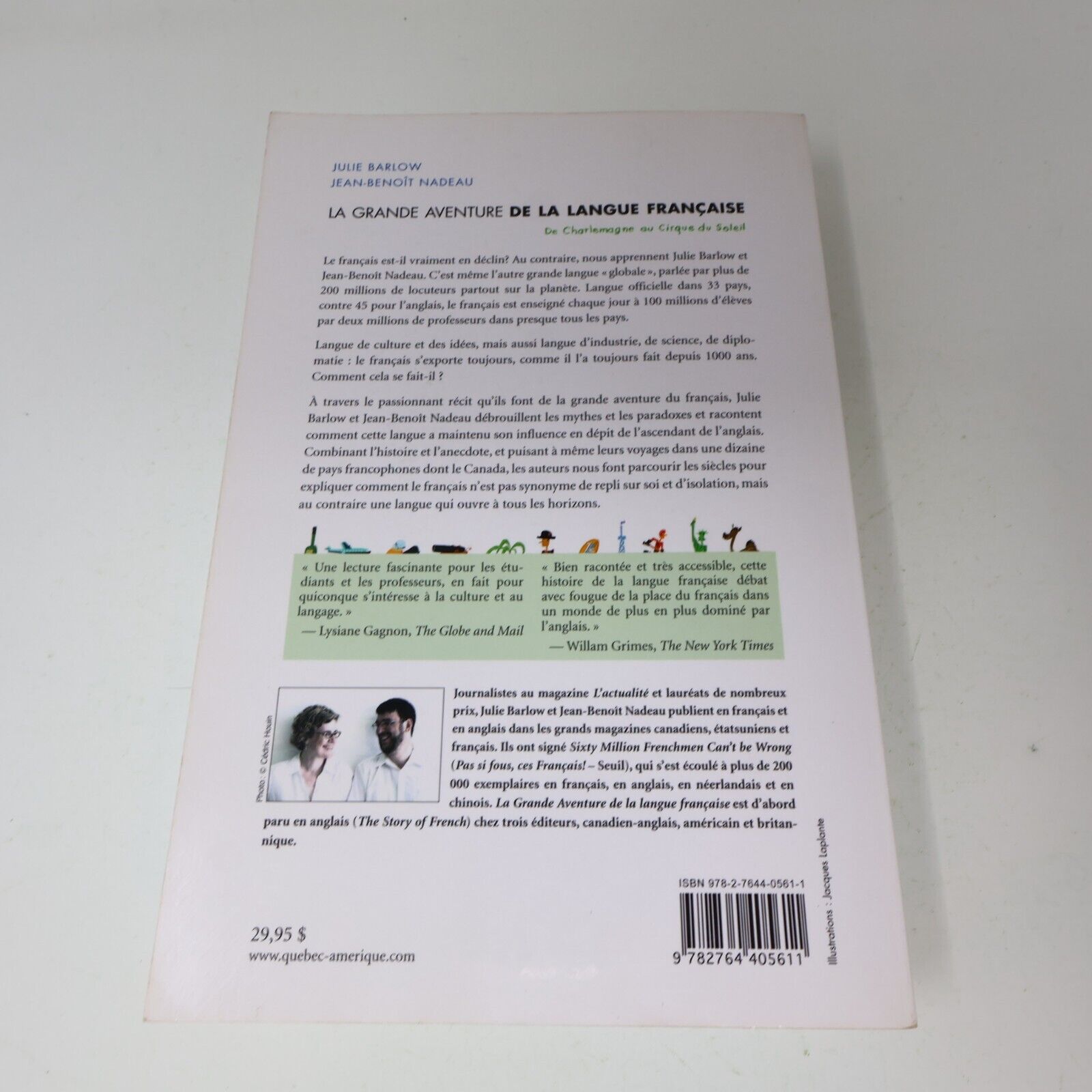 2007 La Grande Aventure de la Langue Française Julie Barlow Jean-Benoit Nadeau