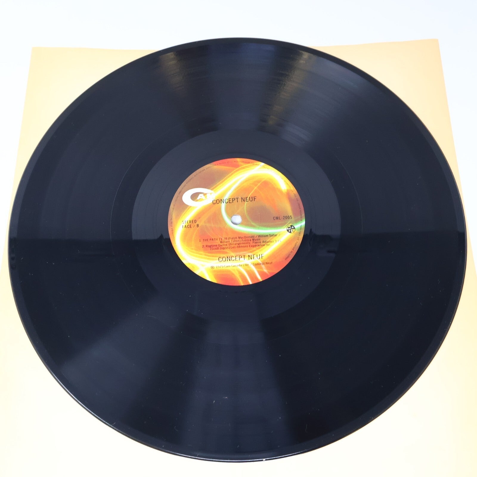 Concept Neuf Éponyme Disque LP Record Vinyl 1979 CAM CML-2005 Jazz Latin Funk