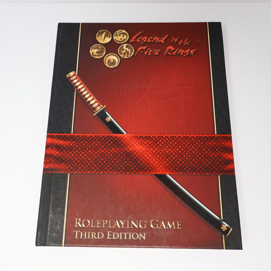 2005 Legend of the Five Rings L5R by AEG Fantasy RPG 3rd Ed Book Hardcover HC