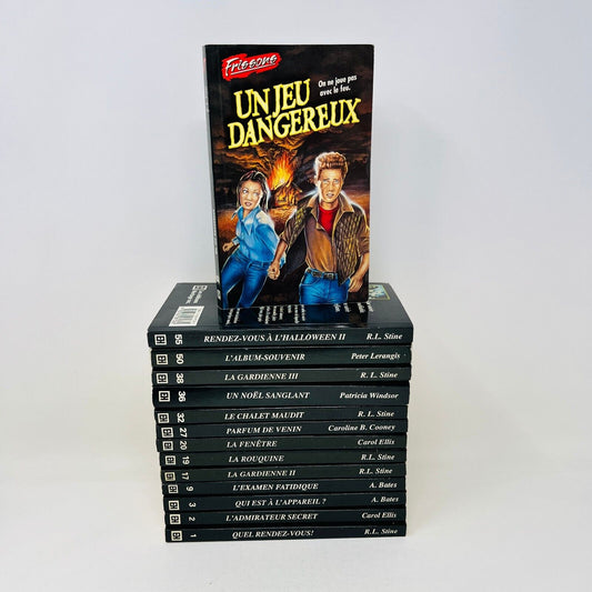 14x Frissons EH Lot Livres Quel Rendez-Vous!/Un Jeu Dangereux/La Rouquine Stine