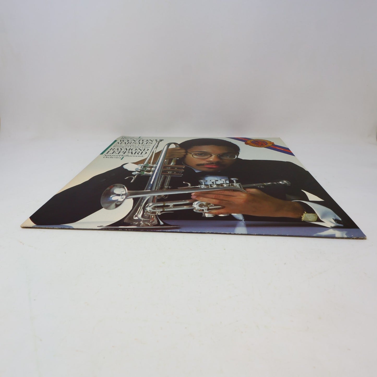 Wynton Marsalis Haydn Hummel Mozart Trumpet Concertos Raymond Leppard LP Record