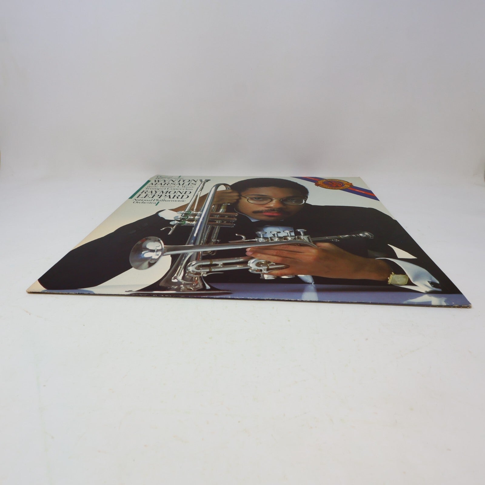 Wynton Marsalis Haydn Hummel Mozart Trumpet Concertos Raymond Leppard LP Record