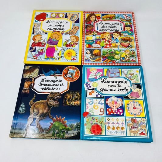 10x L'Imagerie Fleurus Lot Livres Enfants Français École Dinosaures Corps Humain