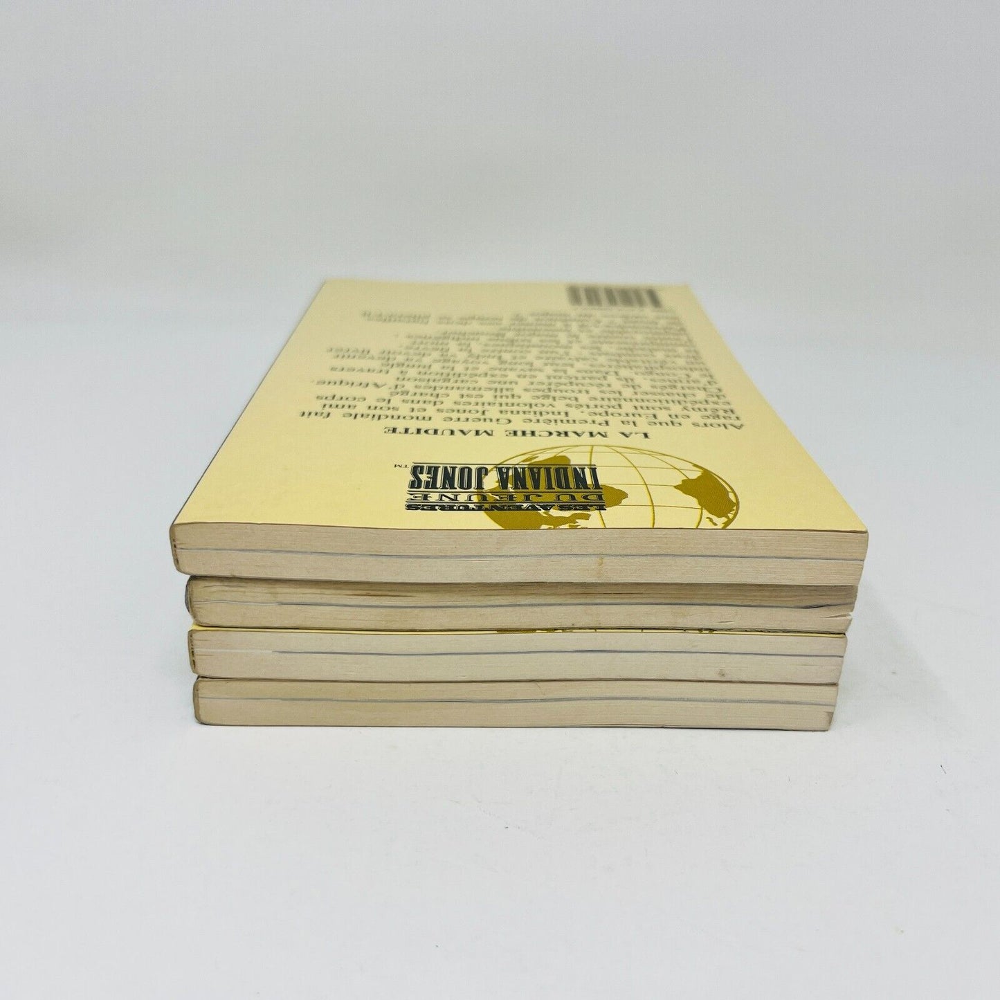 4x Les Aventures du Jeune Indiana Jones Lot Livres 90s La Lettre Secrète