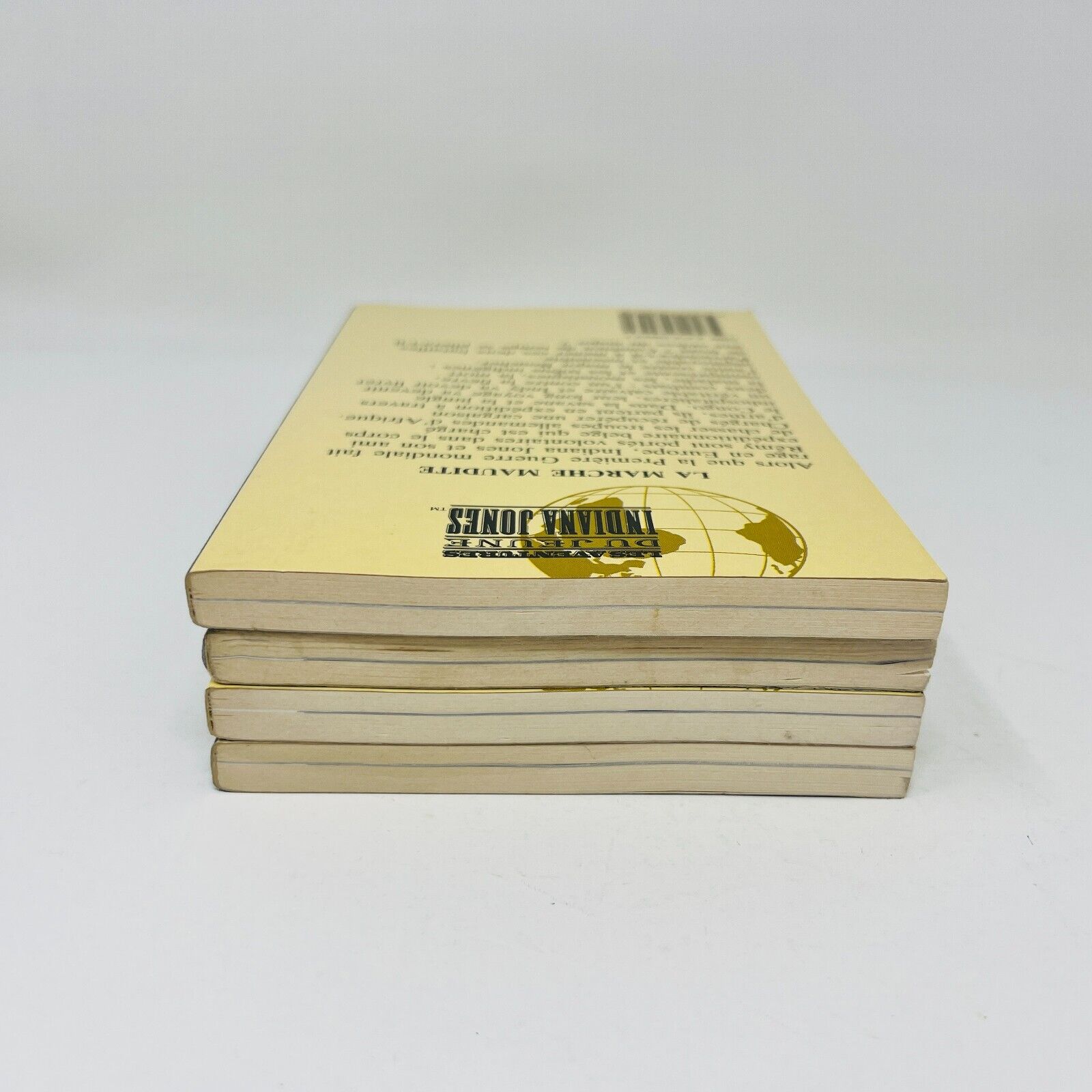 4x Les Aventures du Jeune Indiana Jones Lot Livres 90s La Lettre Secrète