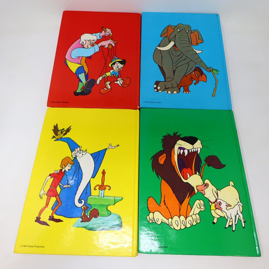 1979 Au Royaume des Noms Verbes Adjectifs Contraires Disney Lot 4 Livres Enfants