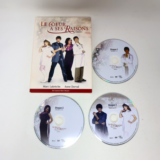 Le Coeur a Ses Raisons Saison 1 DVD Testé Marc Labrèche/Anne Dorval TV Québécois
