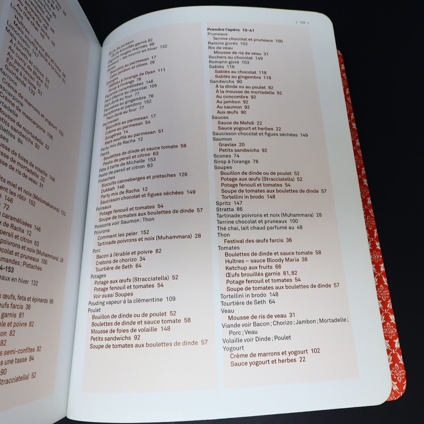2013 Le Carnet Rouge de Josée Di Stasio Hardcover HC Flammarion Cuisine Recettes