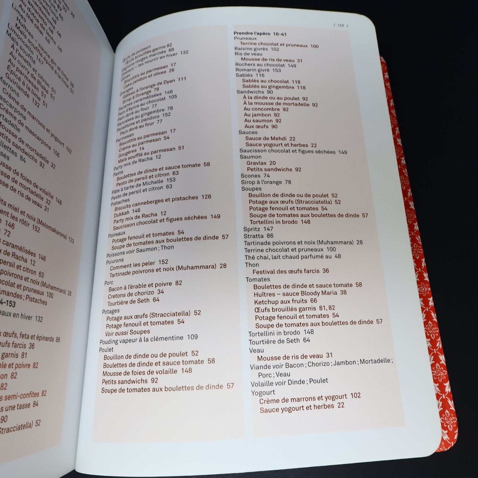 2013 Le Carnet Rouge de Josée Di Stasio Hardcover HC Flammarion Cuisine Recettes