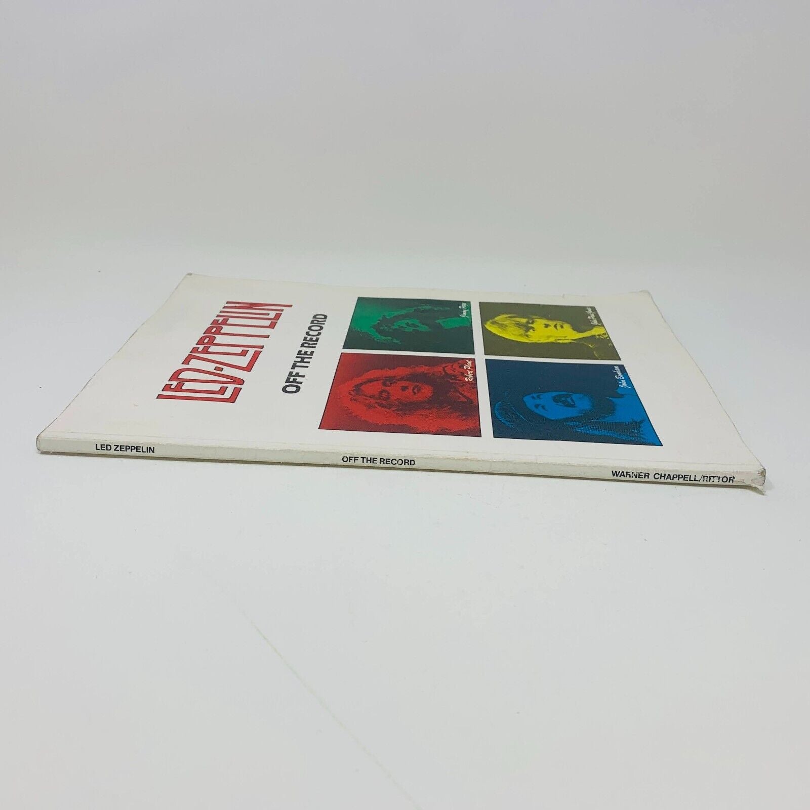 1988 Led Zeppelin Off The Record Songbook Sheet Music Jimmy Page Robert Plant