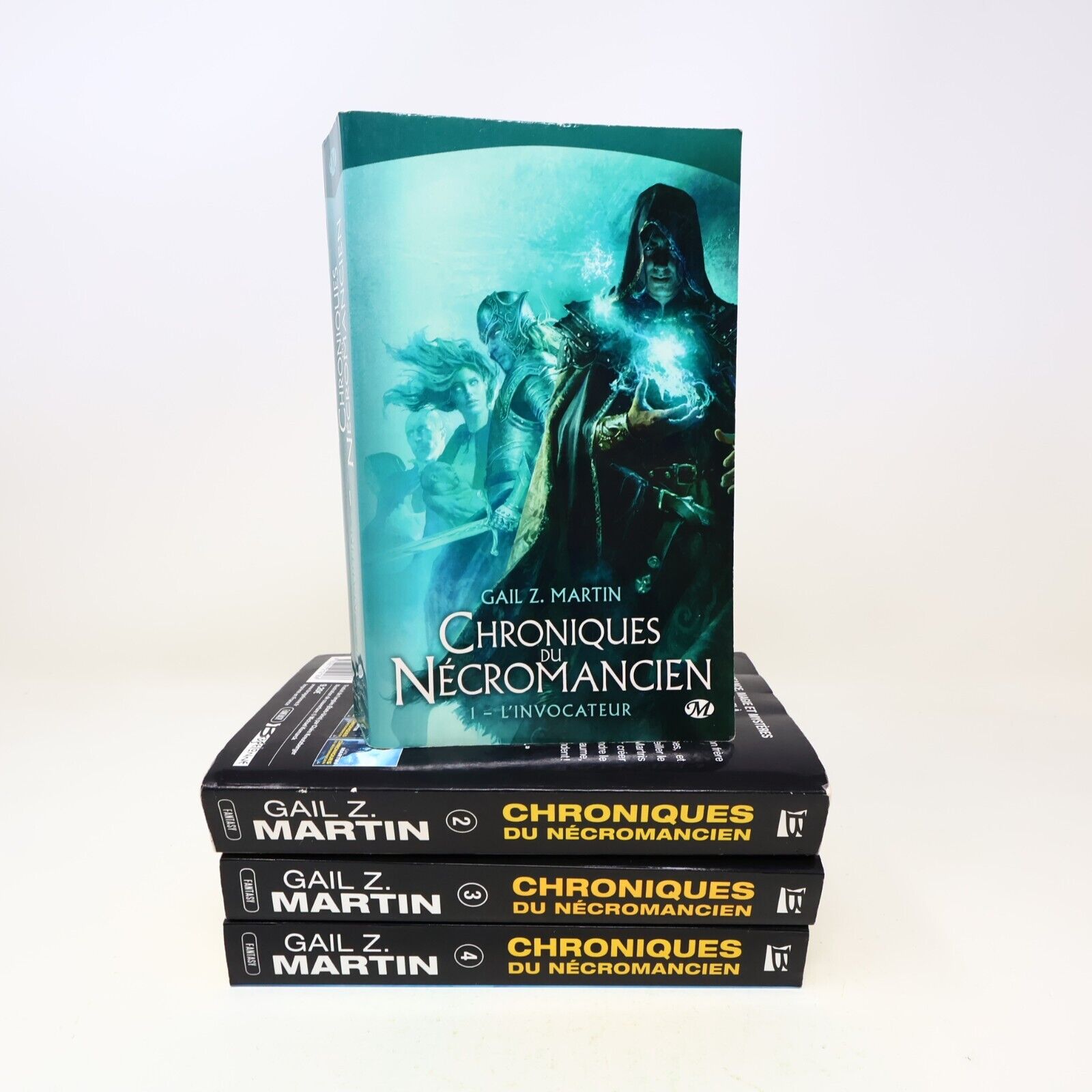 Lot 4 Livres Chroniques du Nécromancien #1-4 Gail Z. Martin Fantasy Français PB