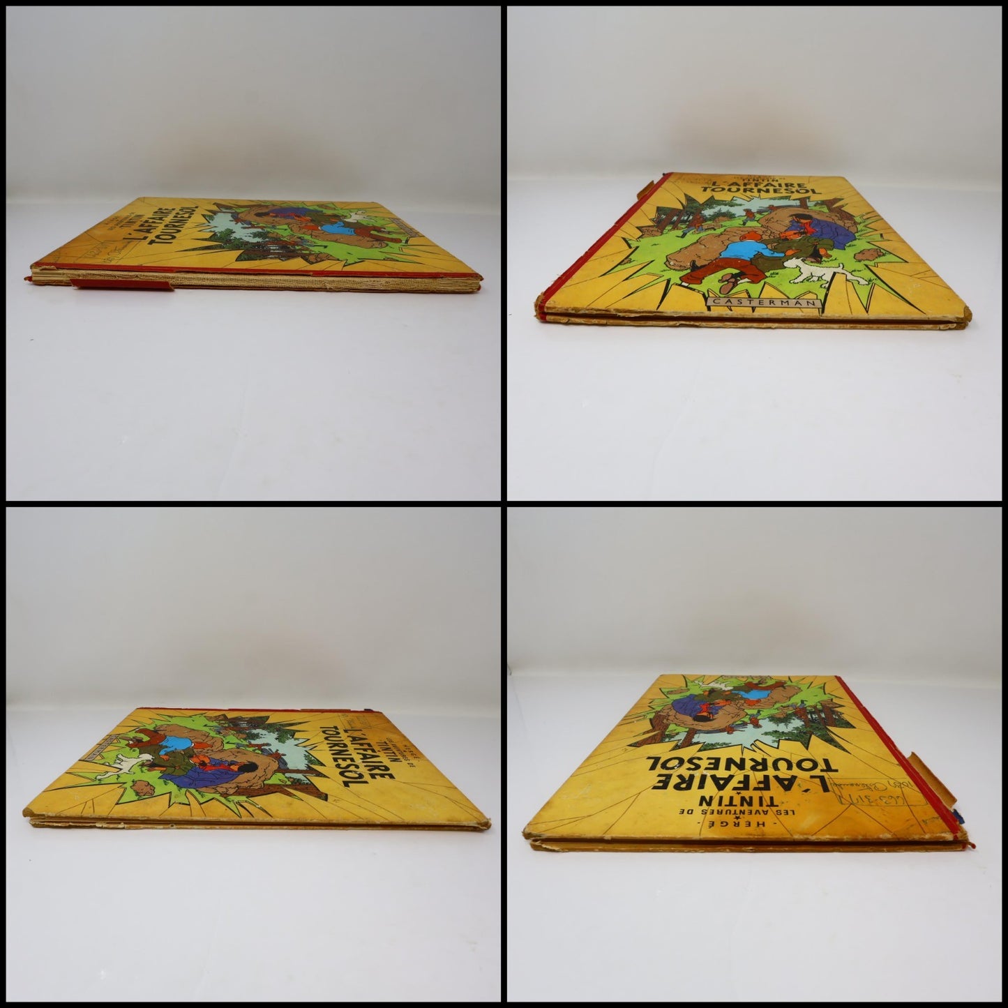 Tintin L'Affaire Tournesol Hergé Casterman 1956 HC B20 Belgique Français/French