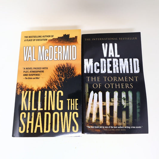 Val Mcdermid Torment of Others Killing the Shadows Lot 2 Books Mystery Thriller