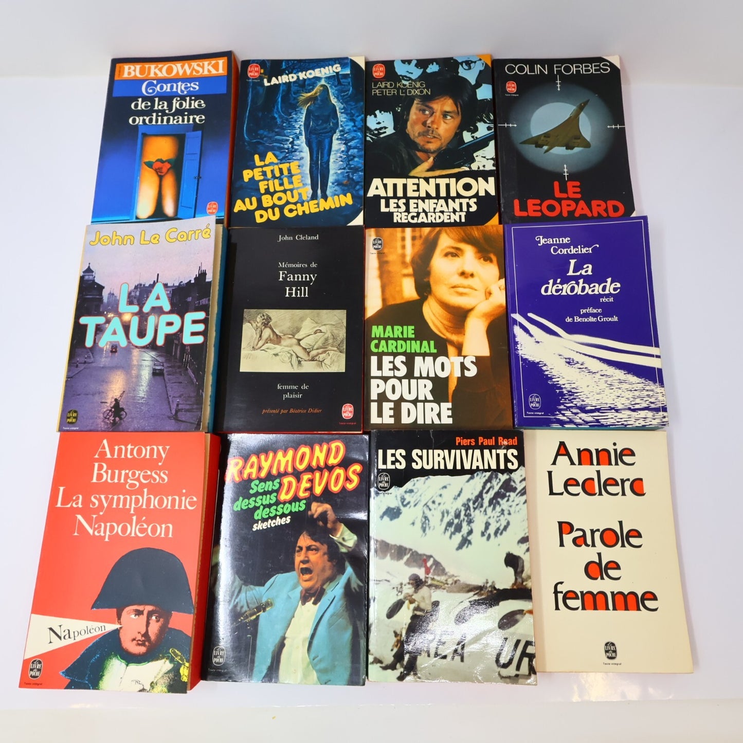 Littérature Crime Lot 36 Livres Poche Koestler/Vian/Suyin/Duneton/Carré Français