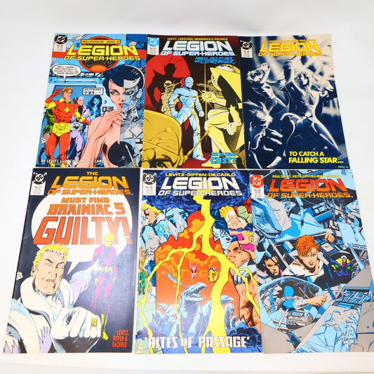 Lot 10 Comics Legion of Super-Heroes #42, 47-48, 51-56, 58 DC Levitz 1980s