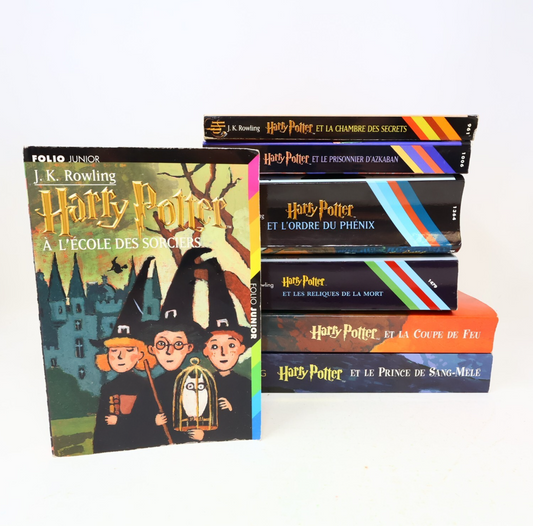 Harry Potter #1-7 Folio Junior Lot 7 Livres J.K. Rowling Gallimard Complète PB